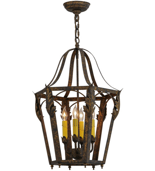 2nd Avenue - 87951.16.CF - Four Light Pendant - Acacia - Old Gold