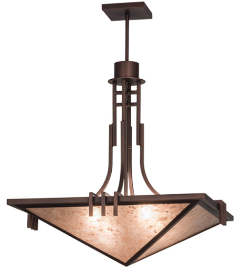 2nd Avenue - M369-MB - Four Light Pendant - Lineage - Mahogany Bronze