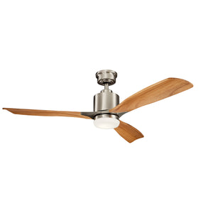 Kichler - 300027BSS - 52"Ceiling Fan - Ridley II - Brushed Stainless Steel