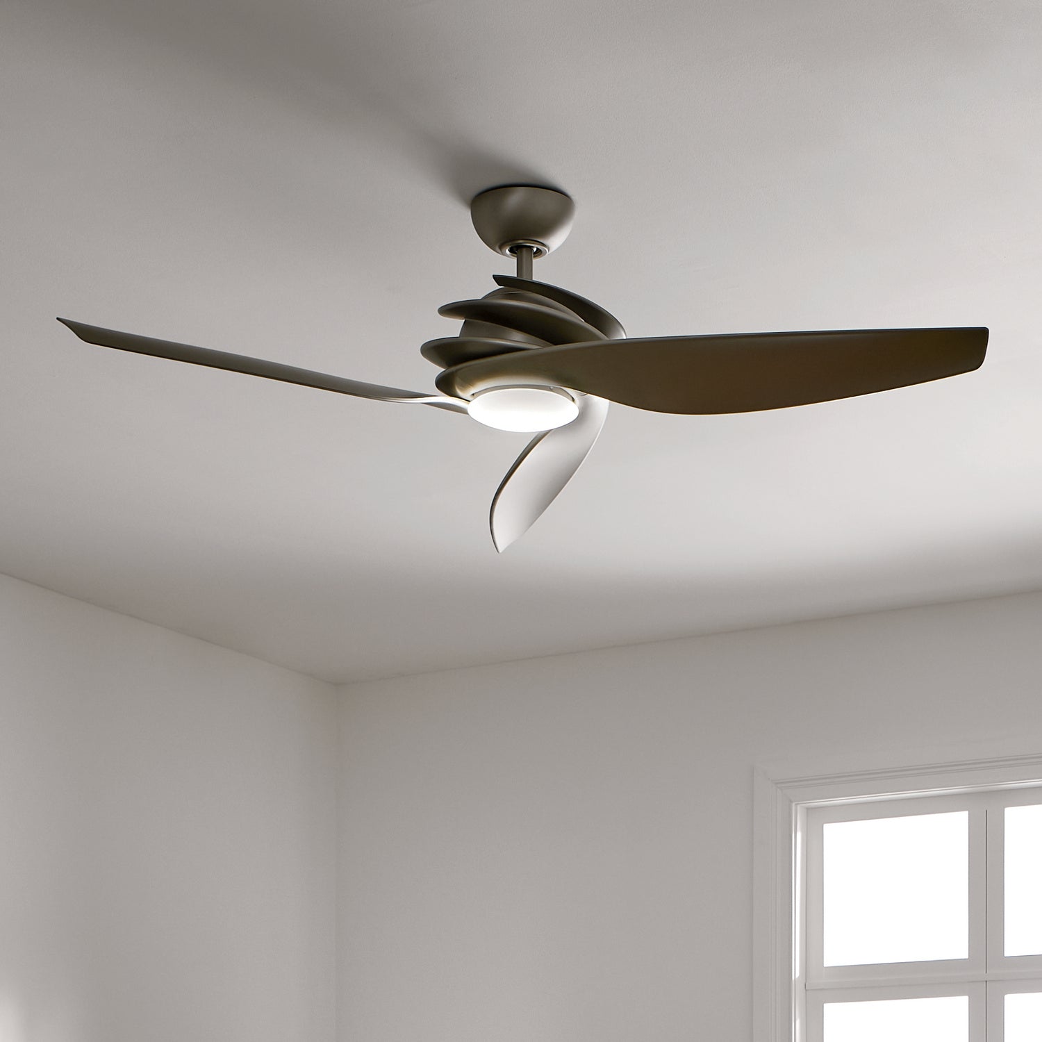 Kichler - 300700AP - 62"Ceiling Fan - Spyra - Antique Pewter