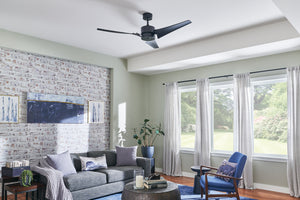 Kichler - 330010SBK - 60"Ceiling Fan - Motu - Satin Black