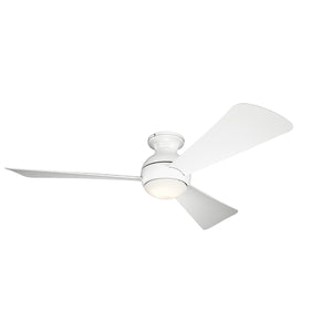 Kichler - 330152MWH - 54"Ceiling Fan - Sola - Matte White