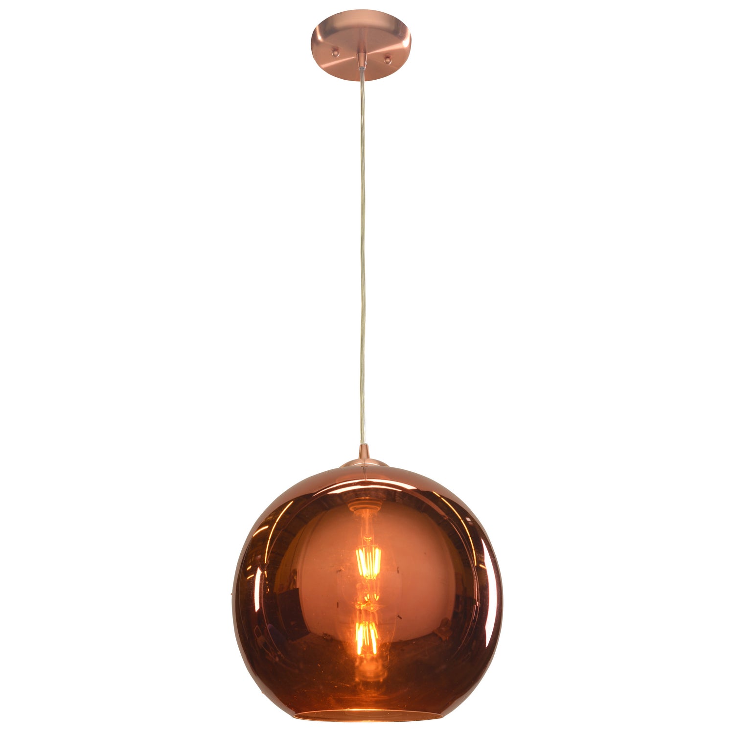 Access - 28102LEDDLP-BCP/CP - LED Pendant - Glow - Brushed Copper