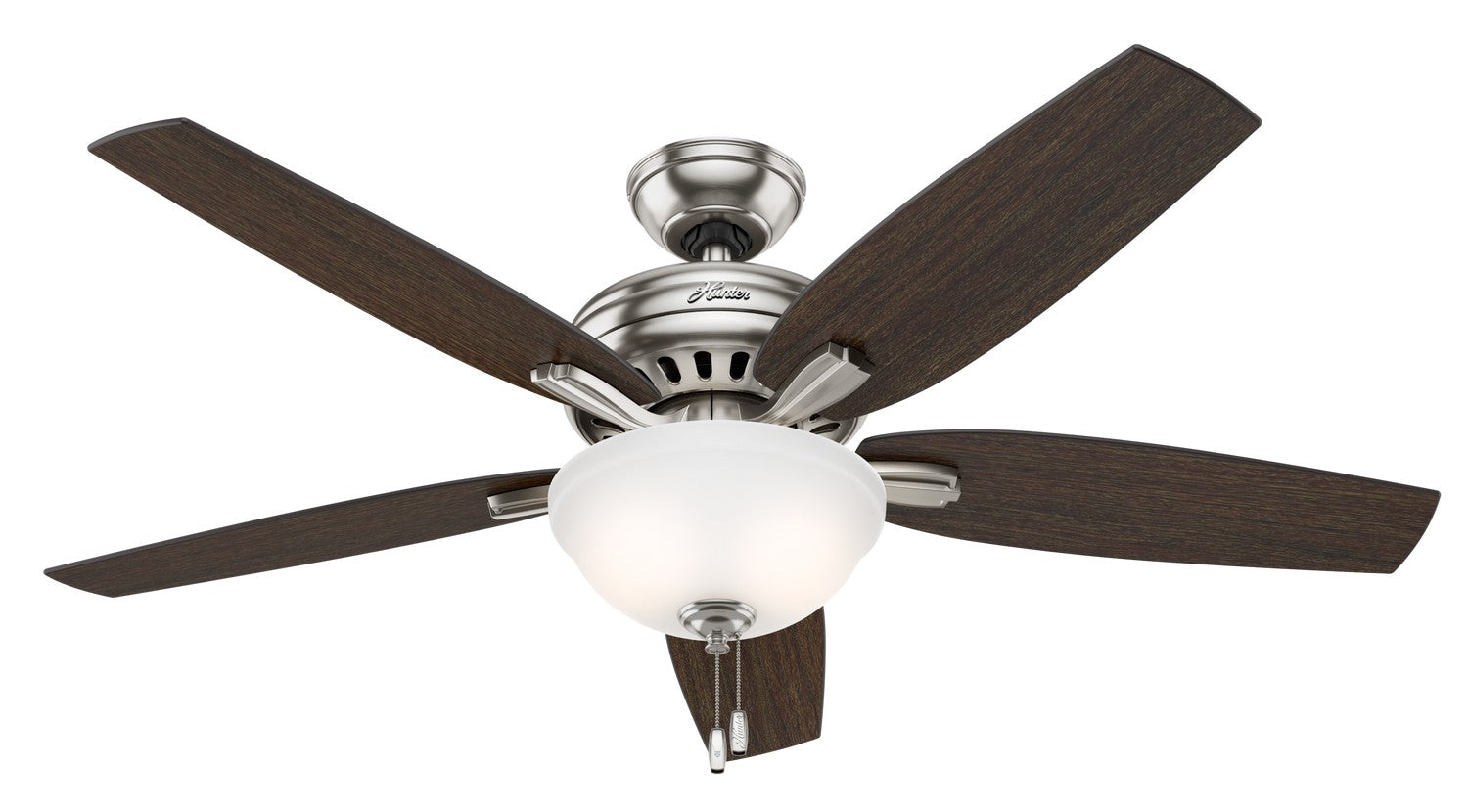 Hunter - 53312 - 52" Ceiling Fan - Newsome - Brushed Nickel