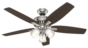 Hunter - 53318 - 52" Ceiling Fan - Newsome - Brushed Nickel