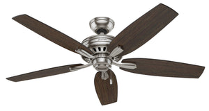 Hunter - 53321 - 52" Ceiling Fan - Newsome - Brushed Nickel