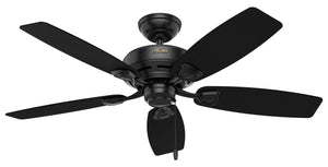 Hunter - 53351 - 48" Ceiling Fan - Sea Wind - Matte Black