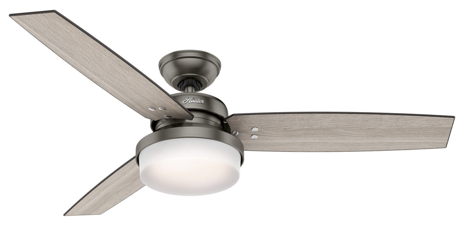 Hunter - 59211 - 52" Ceiling Fan - Sentinel - Brushed Slate