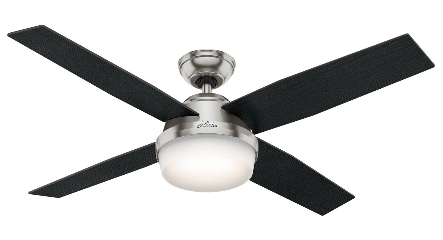 Hunter - 59216 - 52" Ceiling Fan - Dempsey - Brushed Nickel