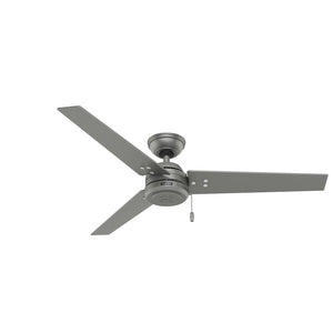 Hunter - 59262 - 52" Ceiling Fan - Cassius - Matte Silver