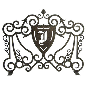 2nd Avenue - D6855 - Fireplace Screen - Monogram - Chestnut