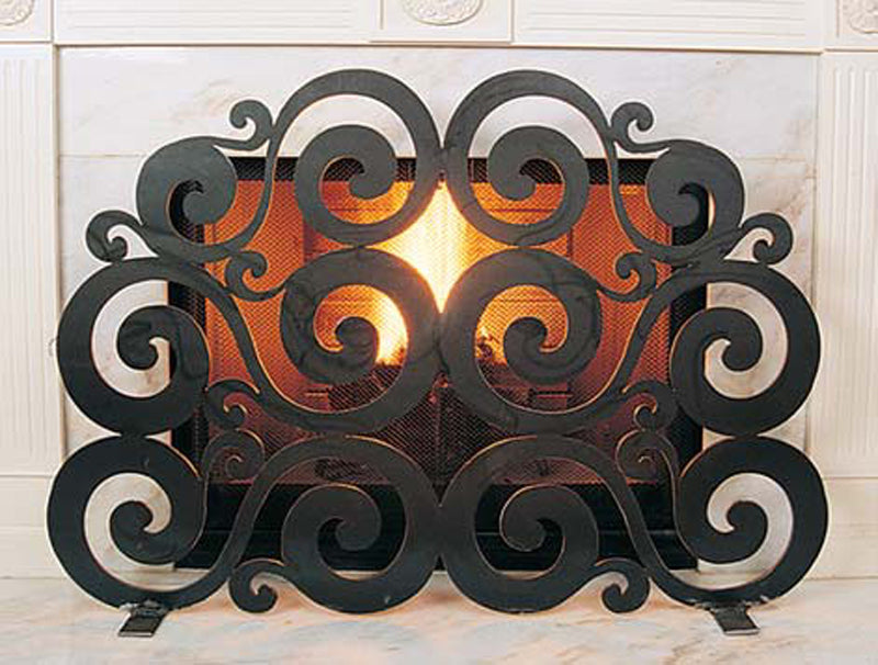 2nd Avenue - D9755 - Fire Screen - Tempest - Blackwash