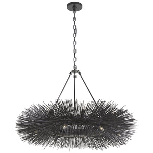 Visual Comfort Signature - KW 5181AI - 16 Light Chandelier - Strada - Aged Iron