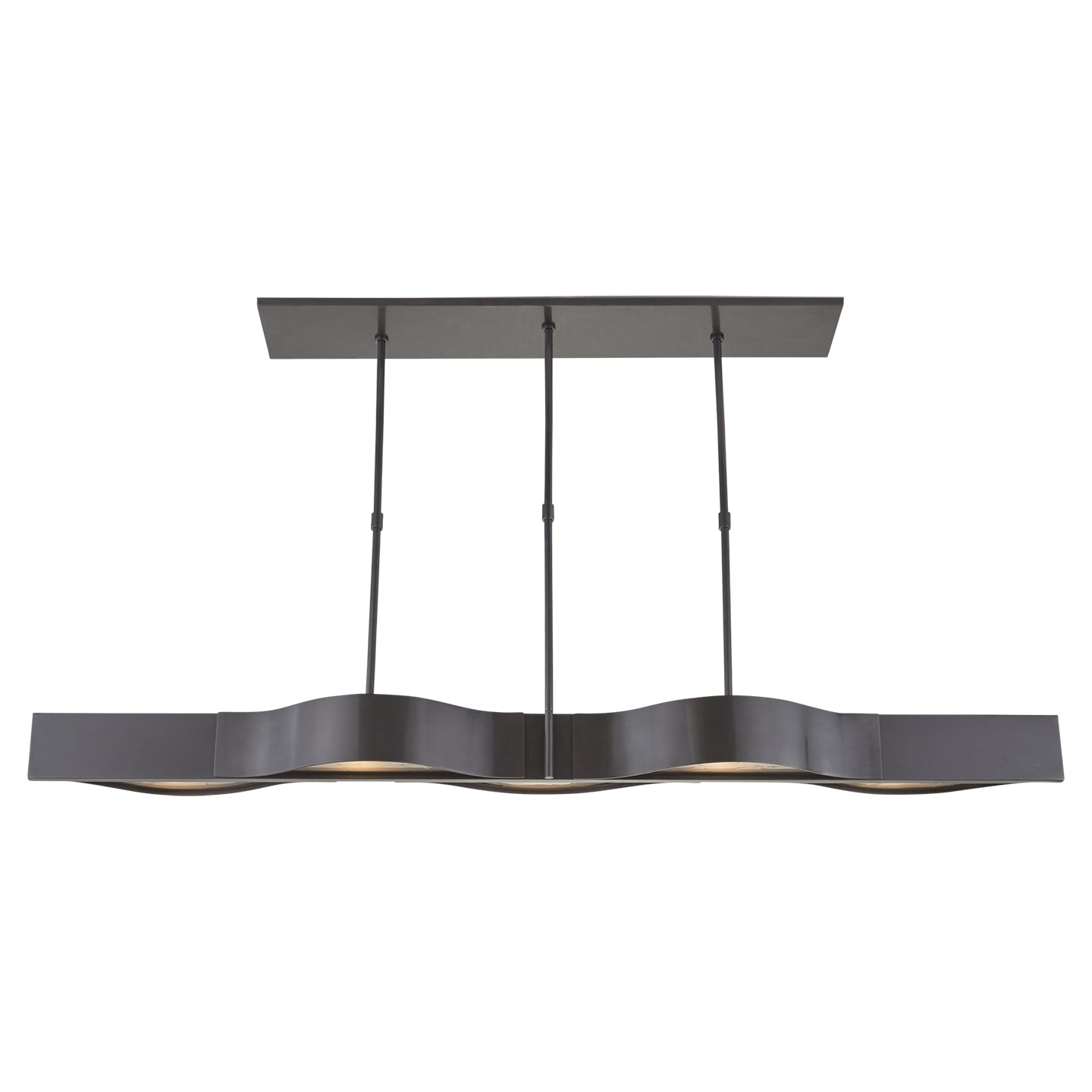 Visual Comfort Signature - KW 5523BZ-FG - Five Light Pendant - Avant - Bronze