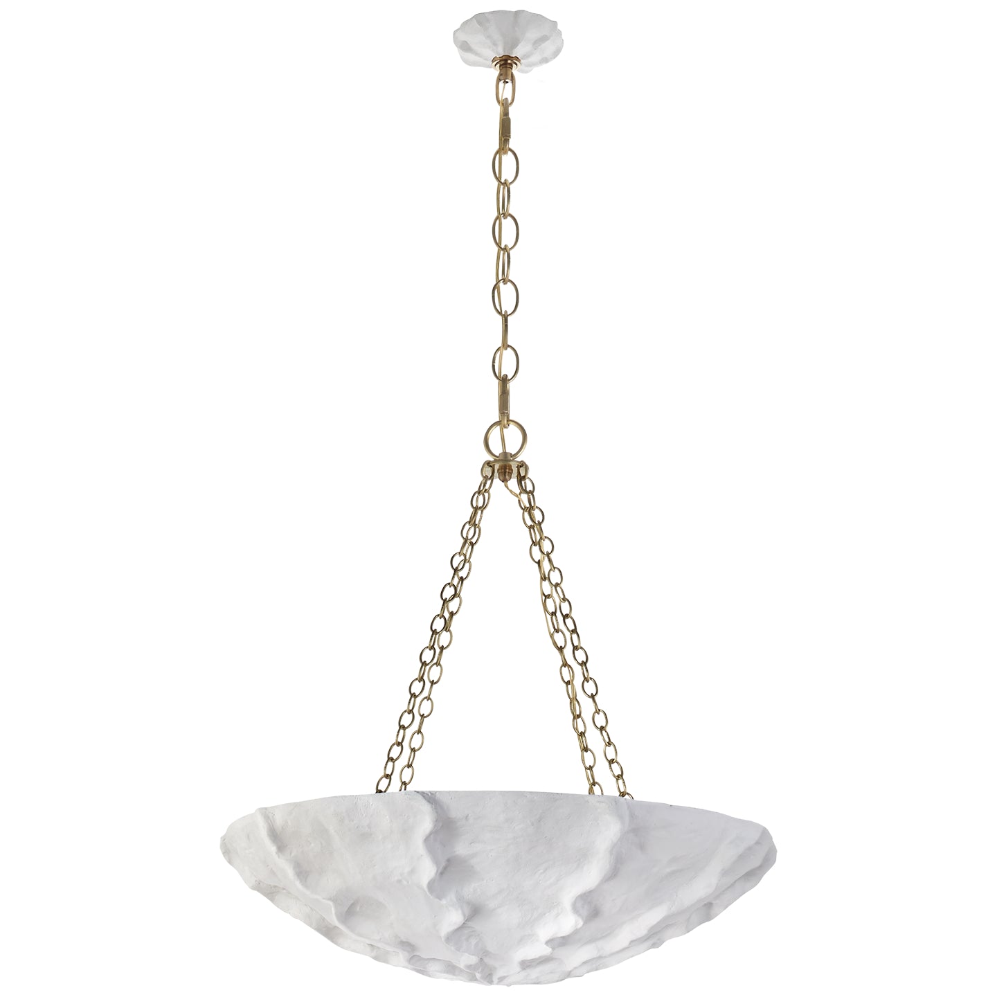 Visual Comfort Signature - ARN 5426PW - Four Light Chandelier - Benit - Plaster White