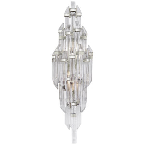 Visual Comfort Signature - SK 2404PN-CA - Two Light Wall Sconce - Adele - Polished Nickel with Clear Acrylic