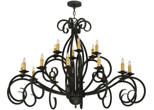 Meyda Tiffany - 165142 - 18 Light Chandelier - Sienna - Coffee Bean