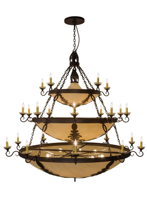 Meyda Tiffany - 168220 - 41 Light Chandelier - Castellum - Mahogany Bronze