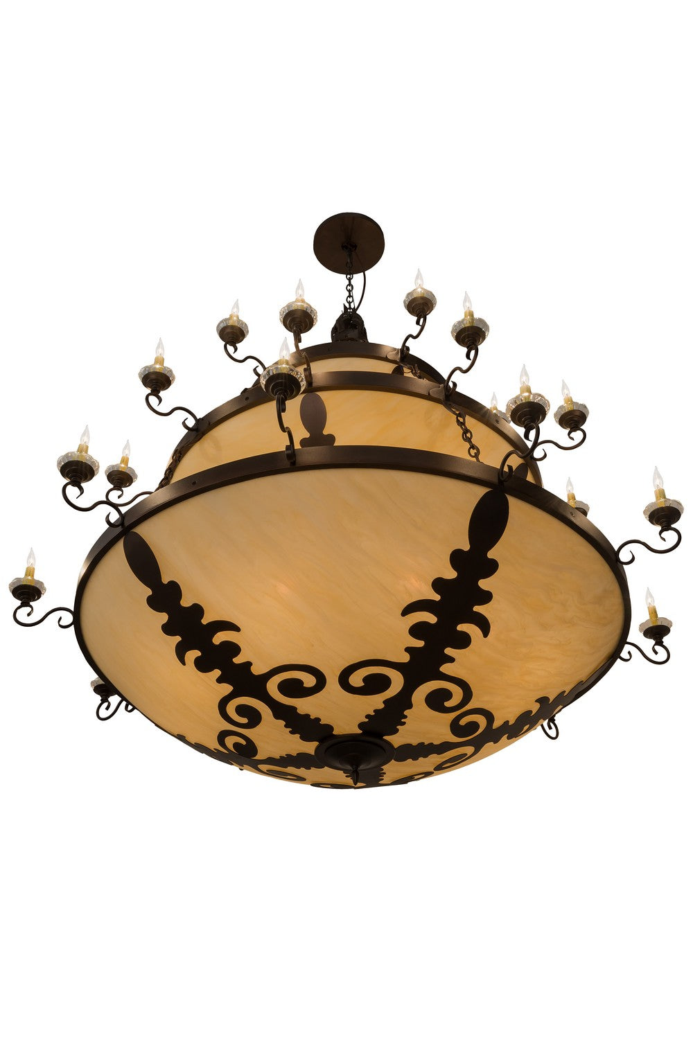 Meyda Tiffany - 168220 - 41 Light Chandelier - Castellum - Mahogany Bronze