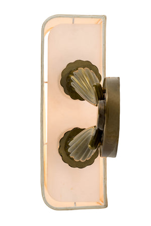 Meyda Tiffany - 169041 - Two Light Wall Sconce - Bancroft - Brass