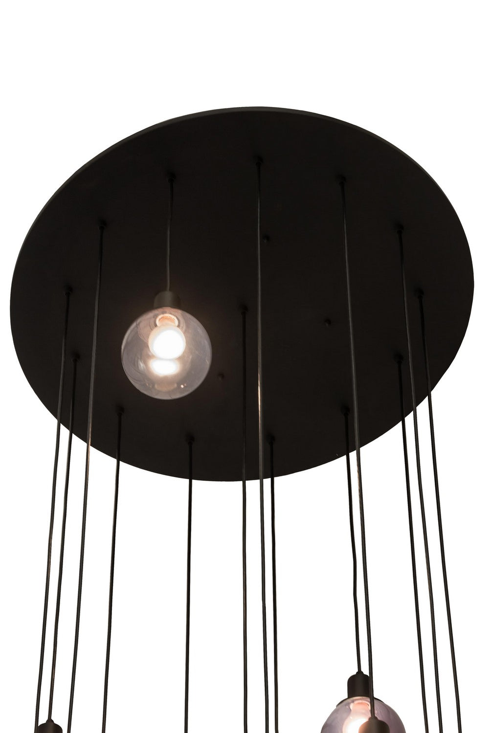 Meyda Tiffany - 171527 - 14 Light Pendant - Bola - Solar Black