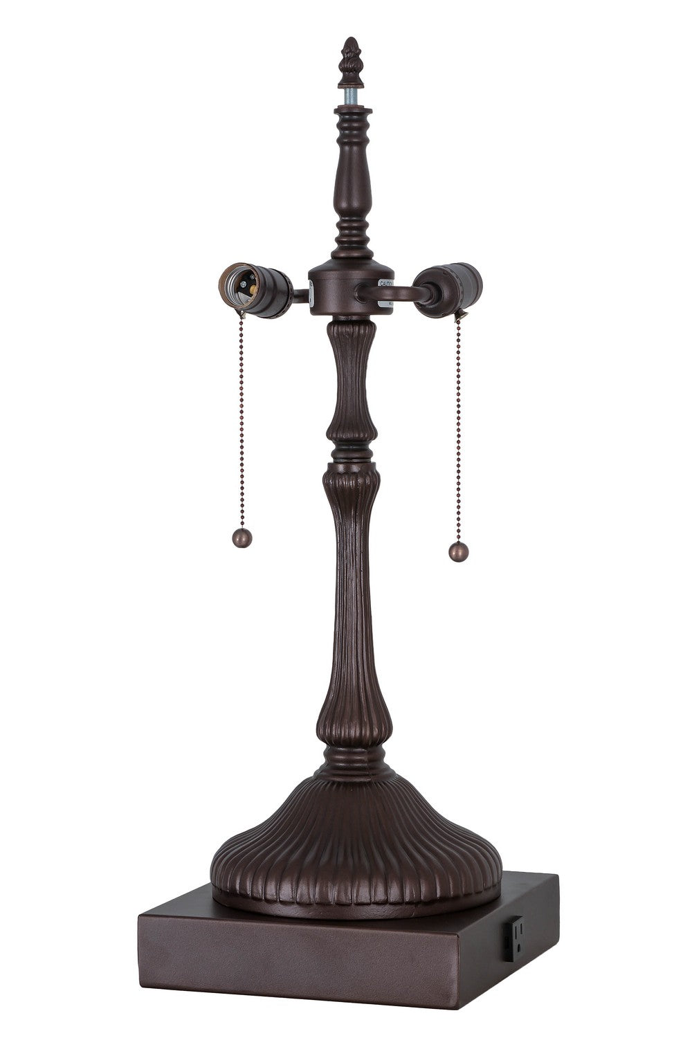 Meyda Tiffany - 177068 - Two Light Table Lamp - Dew Drop - Mahogany Bronze