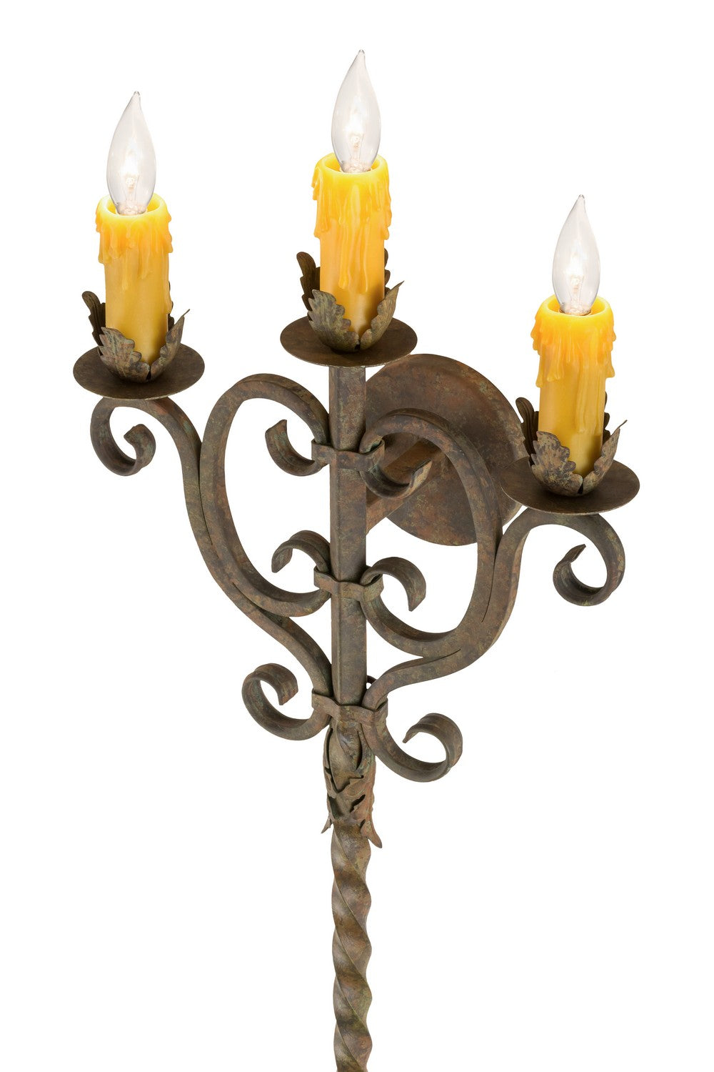 Meyda Tiffany - 177813 - Three Light Wall Sconce - Palmira - Organic Rust