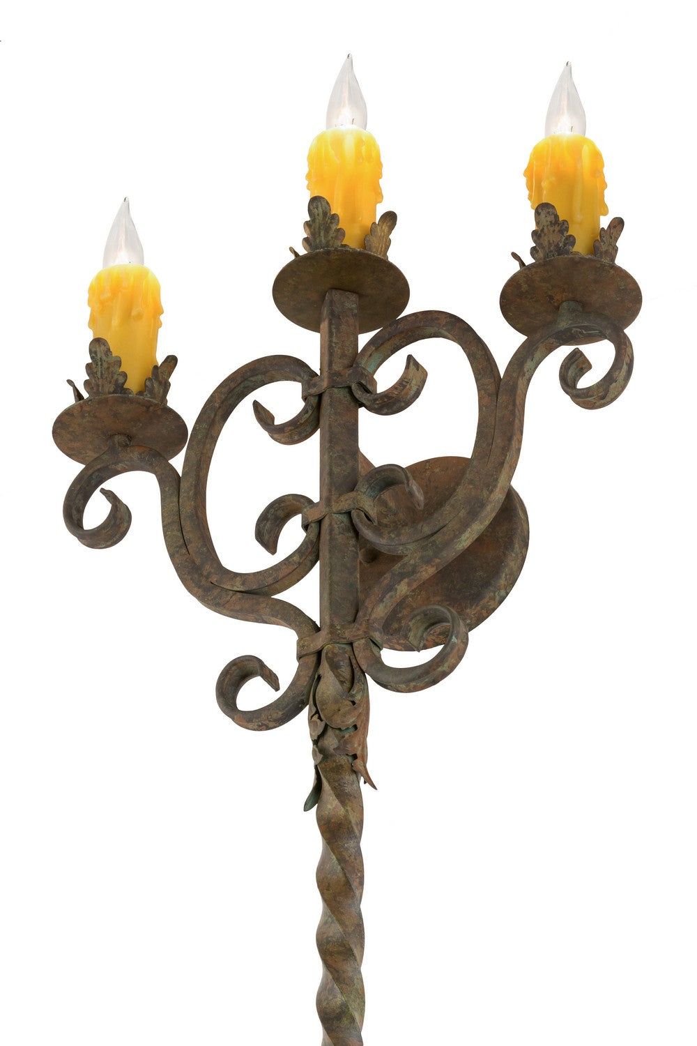 Meyda Tiffany - 177813 - Three Light Wall Sconce - Palmira - Organic Rust