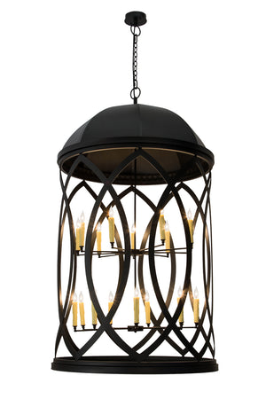 Meyda Tiffany - 177850 - 18 Light Pendant - Grafton - Textured Black