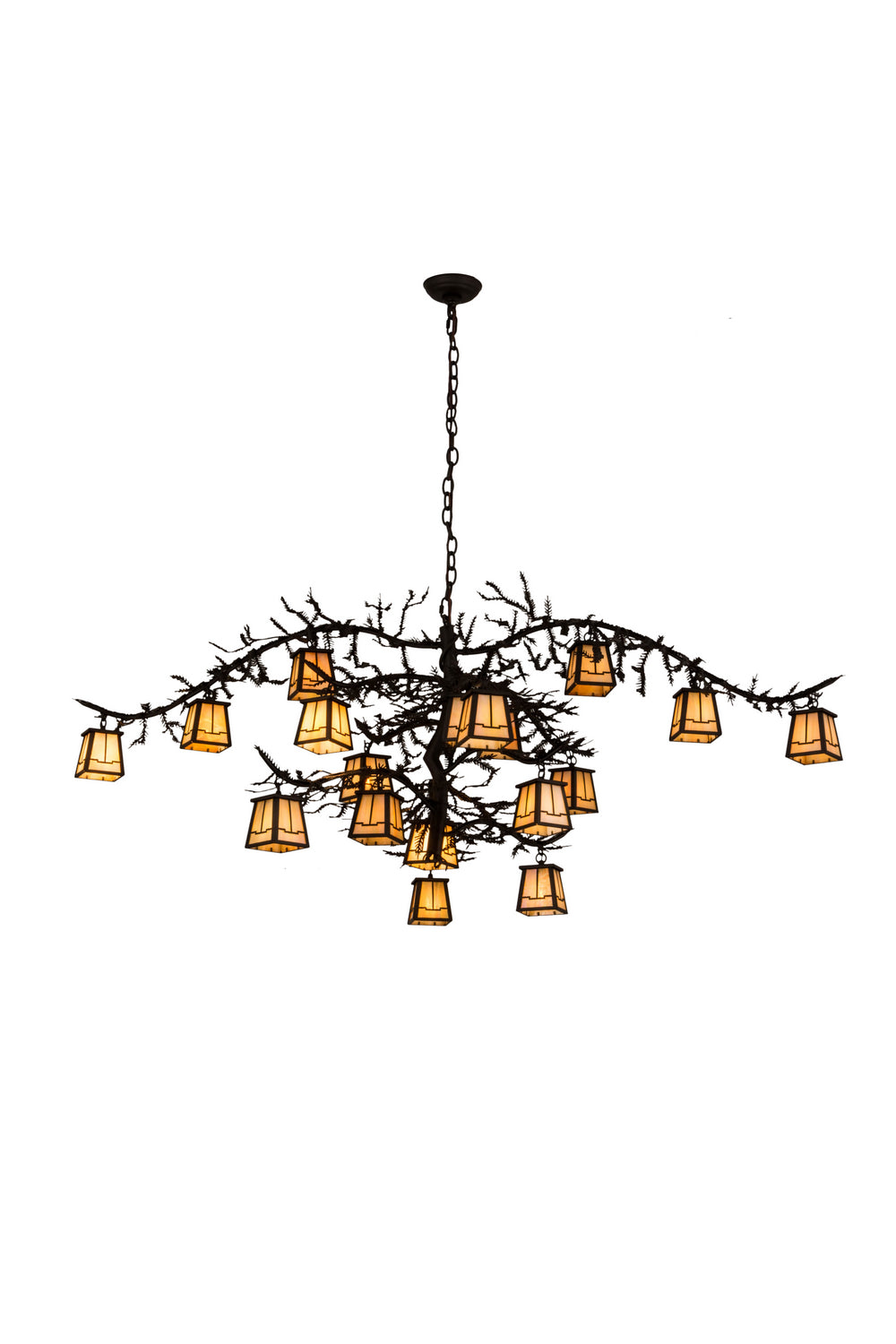 Meyda Tiffany - 178333 - 18 Light Chandelier - Pine Branch - Oil Rubbed Bronze