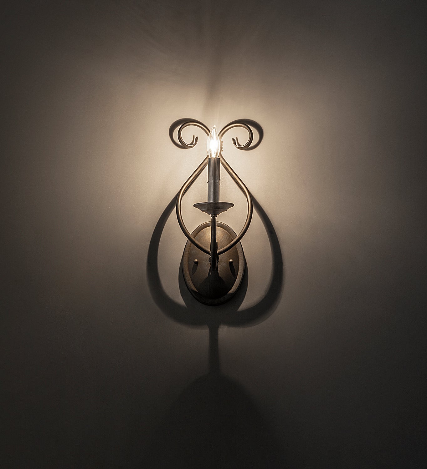 Meyda Tiffany - 179142 - One Light Wall Sconce - Olivia - Antique Silver