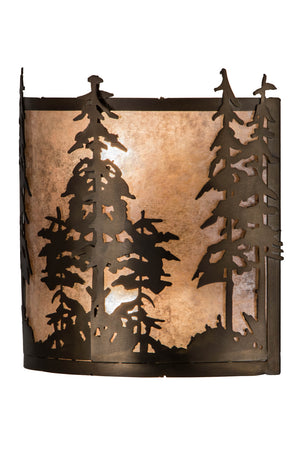 Meyda Tiffany - 179749 - Two Light Wall Sconce - Tall Pines - Antique Copper