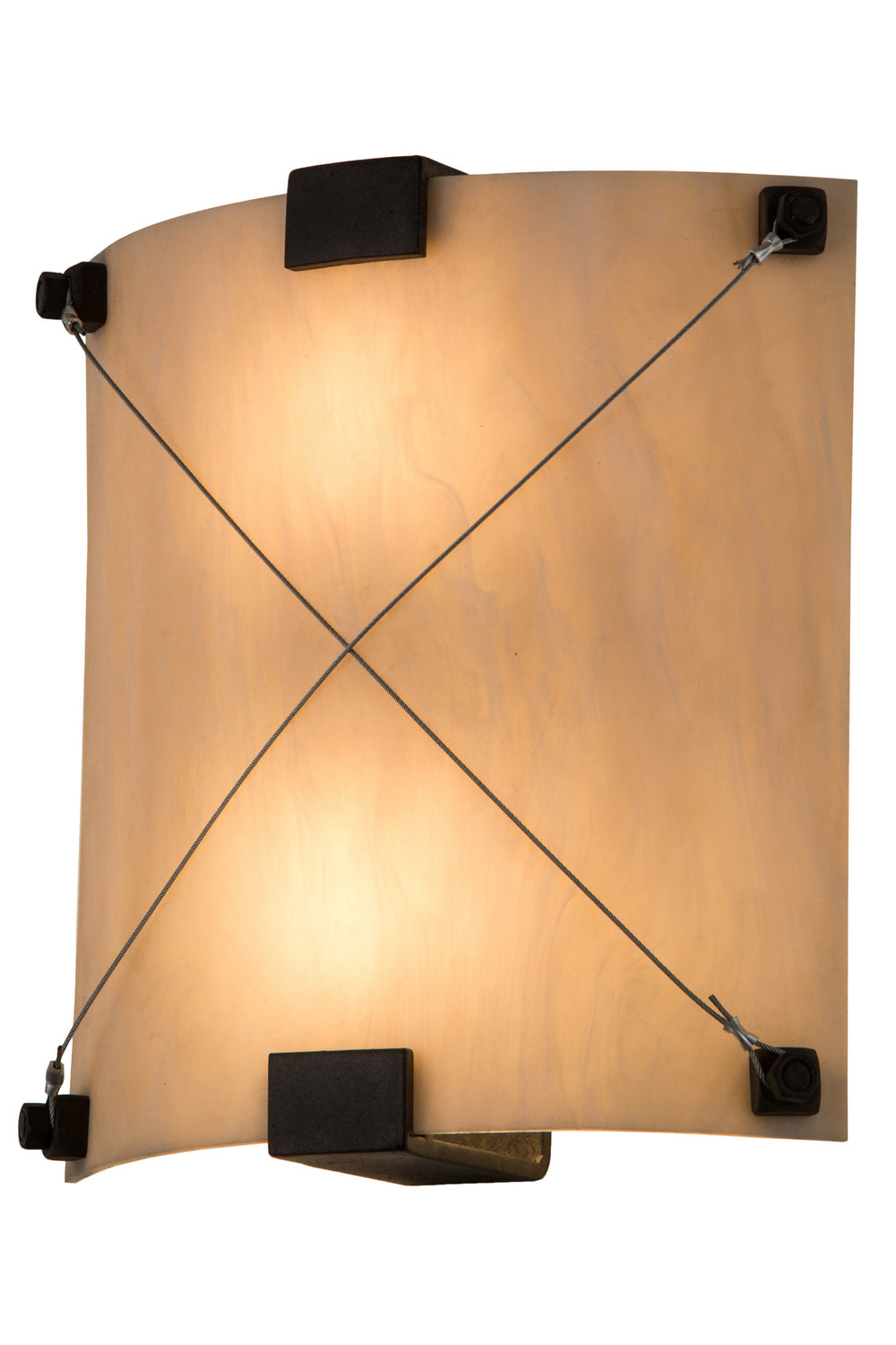 Meyda Tiffany - 180946 - Two Light Wall Sconce - Maxton - Coffee Bean