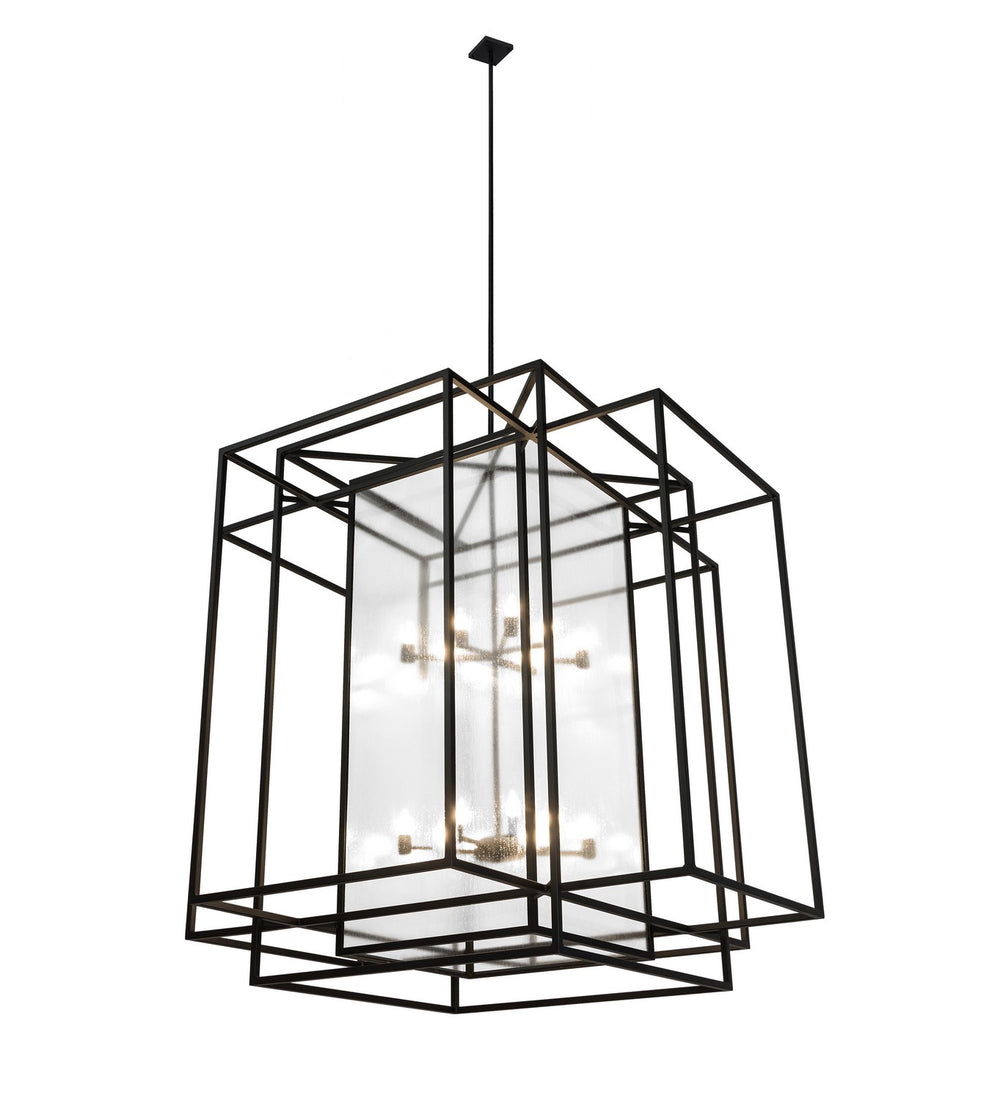 Meyda Tiffany - 181308 - 16 Light Pendant - Kitzi Box - Textured Black