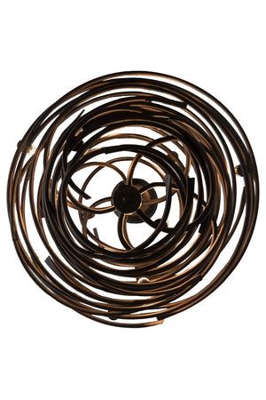 Meyda Tiffany - 181999 - 13 Light Chandelier - Cyclone - Mahogany Bronze