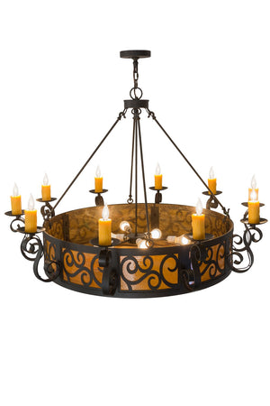 Meyda Tiffany - 182230 - 16 Light Chandelier - Delano - Chestnut