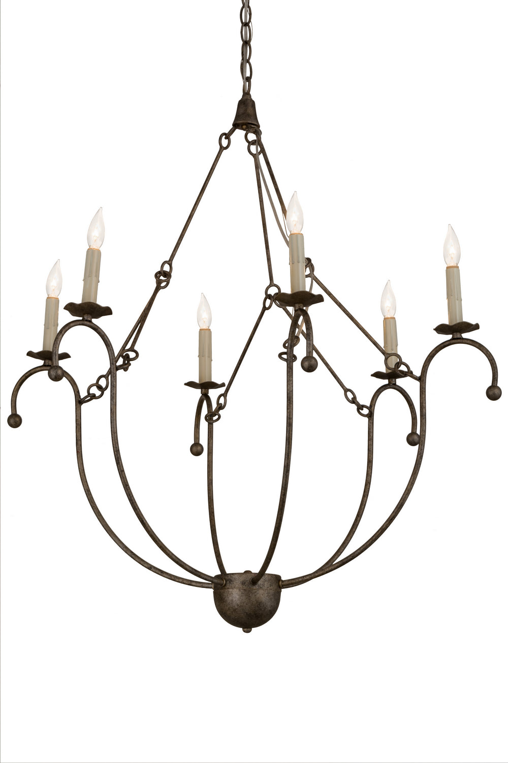 Meyda Tiffany - 182548 - Six Light Chandelier - Vienna - Corinth