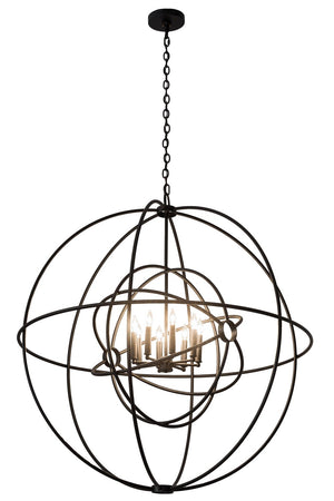 Meyda Tiffany - 182735 - Eight Light Chandelier - Atom Enerjisi - Textured Black