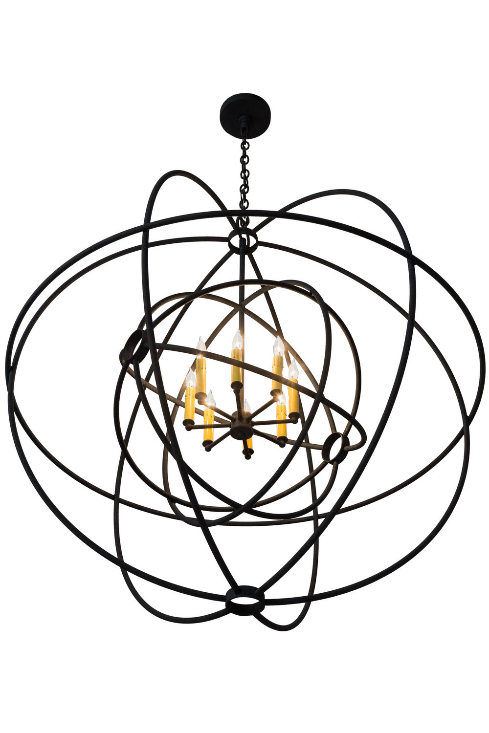 Meyda Tiffany - 183063 - Eight Light Chandelier - Atom Enerjisi - Midnight