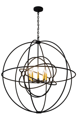 Meyda Tiffany - 183063 - Eight Light Chandelier - Atom Enerjisi - Midnight