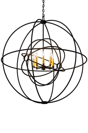 Meyda Tiffany - 183063 - Eight Light Chandelier - Atom Enerjisi - Midnight