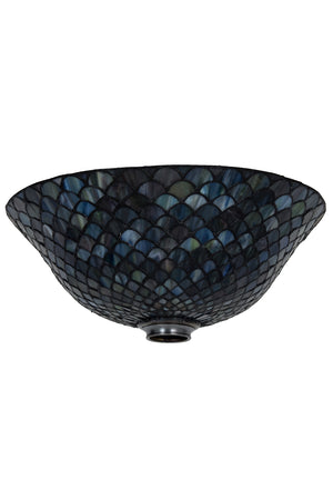 Meyda Tiffany - 20583 - Shade - Tiffany Fishscale - Green/Blue