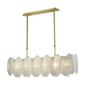 ELK Home - D3311 - Six Light Chandelier - Hush - Aged Brass