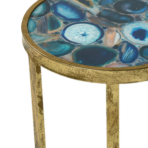 ELK Home - 3138-291 - Accent Table - Krete - Blue Agate