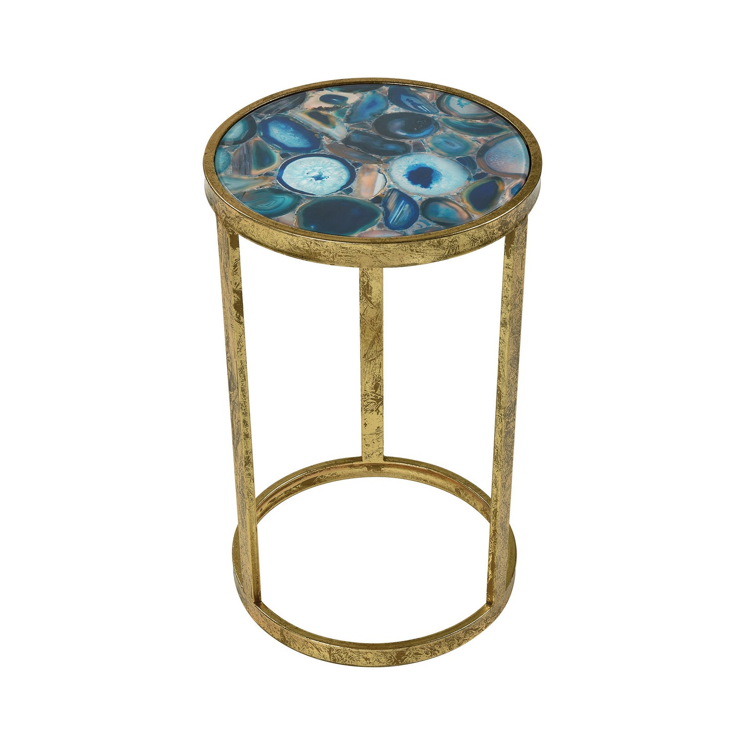 ELK Home - 3138-291 - Accent Table - Krete - Blue Agate