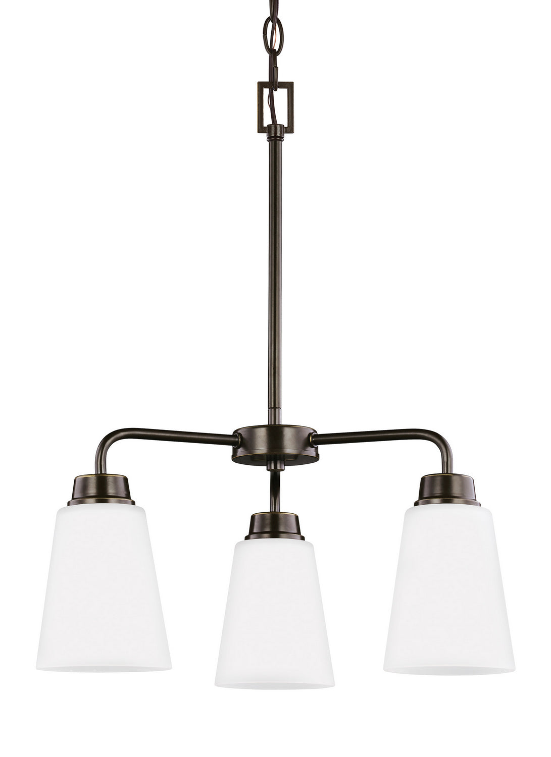 Generation Lighting. - 3115203EN3-710 - Three Light Chandelier - Kerrville - Bronze