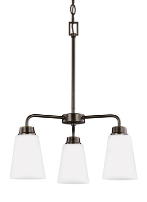 Generation Lighting. - 3115203EN3-710 - Three Light Chandelier - Kerrville - Bronze