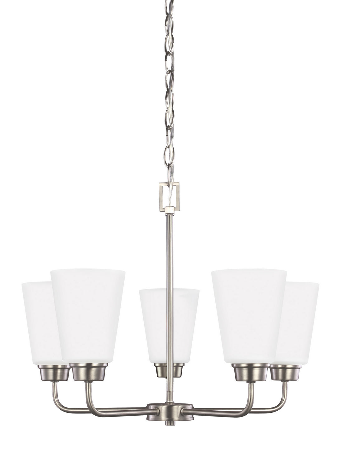 Generation Lighting. - 3115205EN3-962 - Five Light Chandelier - Kerrville - Brushed Nickel