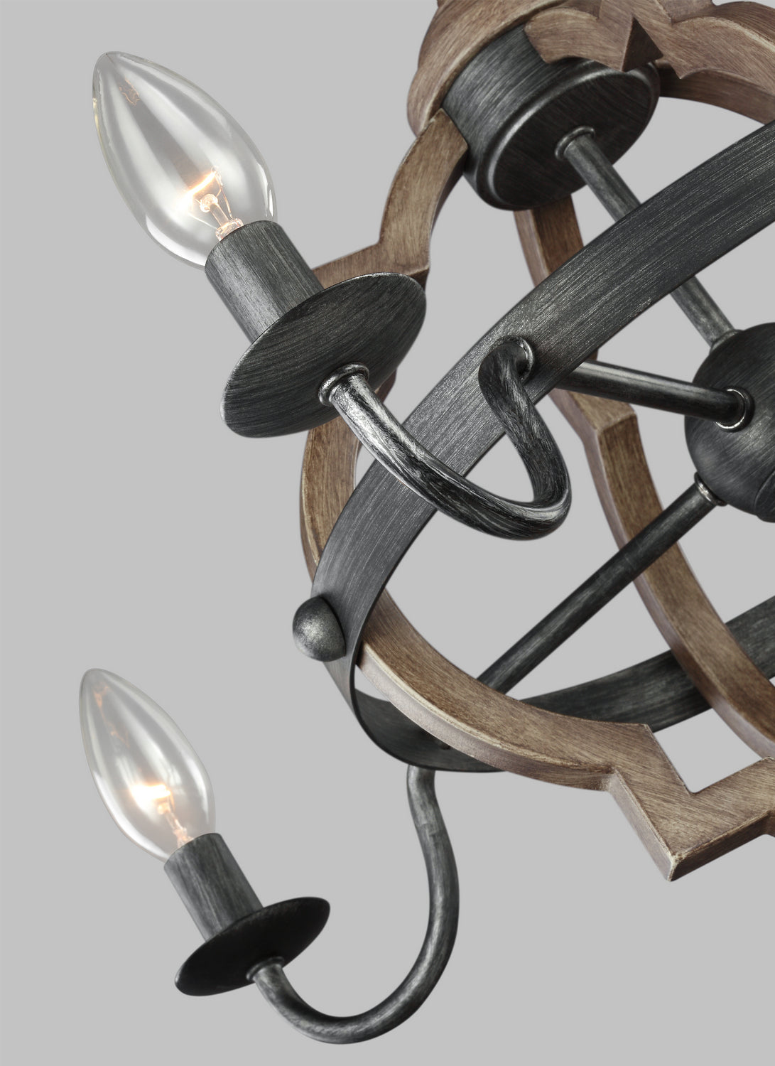 Generation Lighting. - 3124904-846 - Four Light Chandelier - Socorro - Stardust