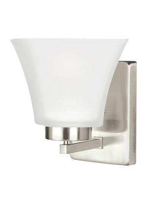 Generation Lighting. - 4111601EN3-962 - One Light Wall / Bath Sconce - Bayfield - Brushed Nickel